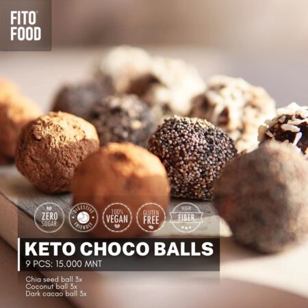 Keto choco balls